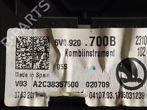 Instrument cluster SKODA FABIA III (NJ3) 1.0 | BP19656823C47 