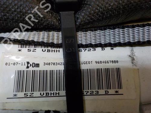 Left curtain airbag PEUGEOT 3008 I MPV (0U_)  | BP3860581C11 