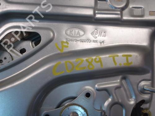 Rear left window mechanism KIA SPORTAGE II (JE_, KM_) 2.0 i 16V | BP3812420C24 