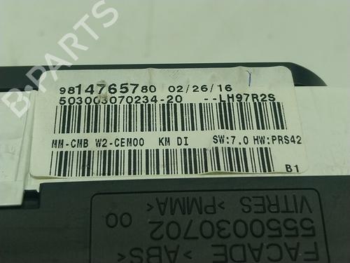 Instrument cluster PEUGEOT 508 I (8D_) 1.6 BlueHDi 120 | BP17860076C47