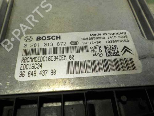 Engine control unit (ECU) PEUGEOT PARTNER Box Body/MPV 1.6 HDi | BP6553677M57 - Image 2