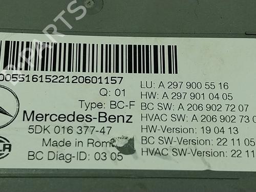 Electronic module MERCEDES-BENZ AMG GT Roadster (R190)  | BP26204961M83 