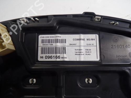 Instrument cluster CITROËN C-ELYSEE (DD_) 1.6 BlueHDi 100 | BP7673250C47 