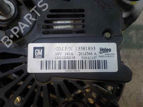Alternator OPEL CORSA D (S07) 1.2 (L08, L68) | BP5938383M7 