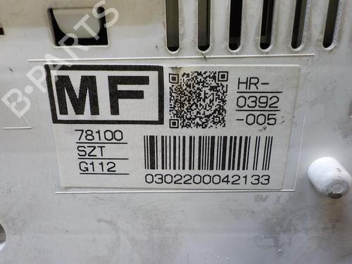 Instrument cluster HONDA CR-Z (ZF) 1.5 IMA (ZF1) | BP4002999C47 
