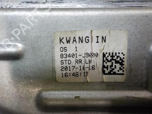 Rear left window mechanism HYUNDAI KONA (OS, OSE, OSI) 1.0 T-GDi | BP3990592C24 