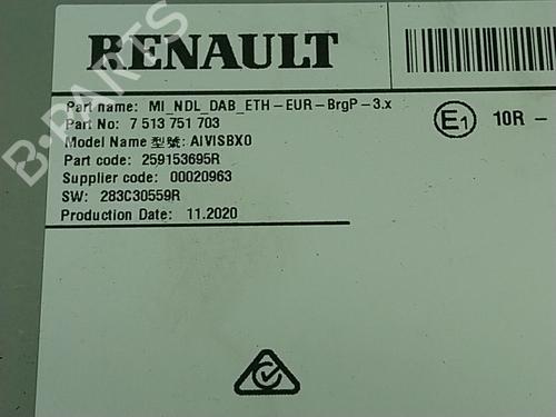 Bilradio RENAULT MEGANE IV Hatchback (B9A/M/N_)  | BP16713536E6 