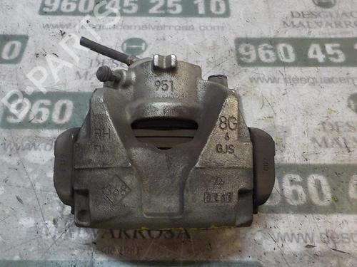 Used Right front brake caliper Right front brake caliper RENAULT MEGANE III Hatchback (BZ0/1_, B3_) 1.2 TCe (BZ2B, BZ11) (116 hp) 11549680 11549680