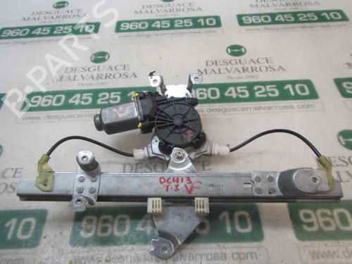 Rudehejsemekanisme venstre bagtil NISSAN QASHQAI / QASHQAI +2 I (J10, NJ10, JJ10E) [2006-2014]  3876912