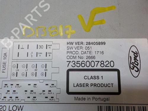 Radio FORD KA (RU8) 1.2 | BP3869809E6 