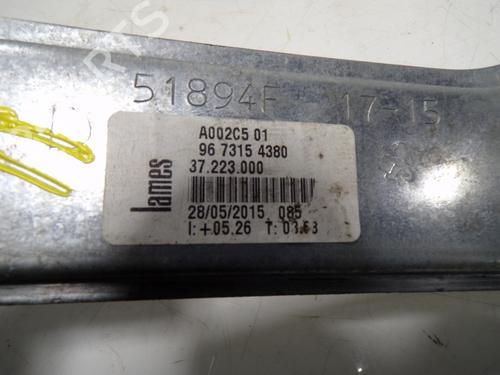 Front right window mechanism PEUGEOT 208 I (CA_, CC_)  | BP11191399C23 