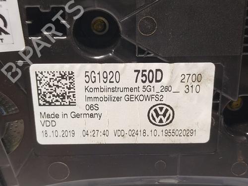 Instrument cluster VW GOLF VII Variant (BA5, BV5) 1.5 TSI | BP29712269C47
