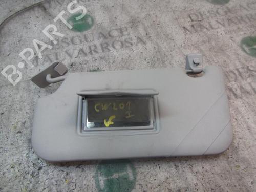 Used Left sun visor FORD FIESTA VI (CB1, CCN) 1.4 TDCi (70 hp) 3836119