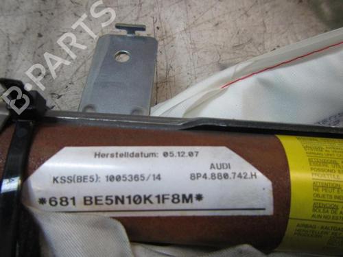 Right curtain airbag AUDI A3 Sportback (8PA) 1.4 TFSI | BP4011036C12 