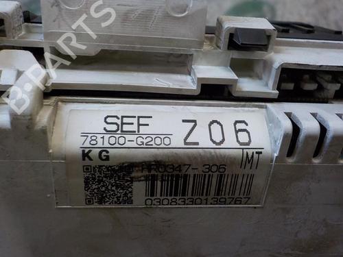 Instrument cluster HONDA ACCORD VII (CL, CN) 2.2 i-CTDi (CN1) | BP3851432C47 