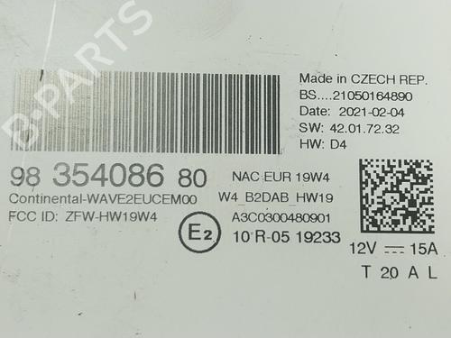 Bilradio PEUGEOT 208 II (UB_, UP_, UW_, UJ_) e-208 | BP25036610E6 