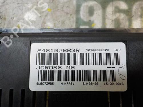Instrument cluster RENAULT SCÉNIC III (JZ0/1_)  | BP3860284C47 