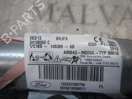 Right curtain airbag FORD FIESTA VI (CB1, CCN) 1.6 TDCi | BP3833236C12 