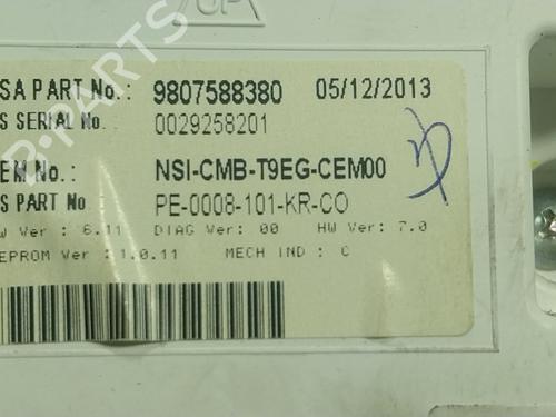 Instrument cluster PEUGEOT 308 II (LB_, LP_, LW_, LH_, L3_) 1.6 THP 125 | BP26225736C47 