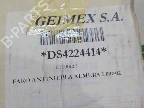 Left front fog light NISSAN ALMERA II Hatchback (N16) 1.5 | BP4941571C30