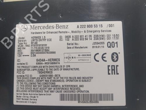 Elektronisk modul MERCEDES-BENZ GLA-CLASS (X156) GLA 180 (156.942) | BP16904096M83 