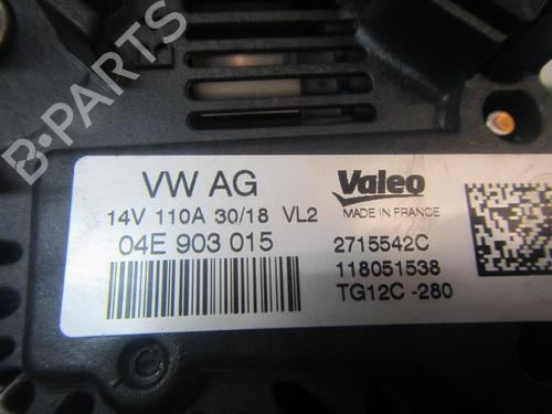 Alternator VW GOLF VII (5G1, BQ1, BE1, BE2) 1.0 TSI | BP3992564M7 