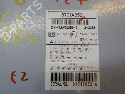 Radio MITSUBISHI ASX (GA_W_)  | BP3998493E6 