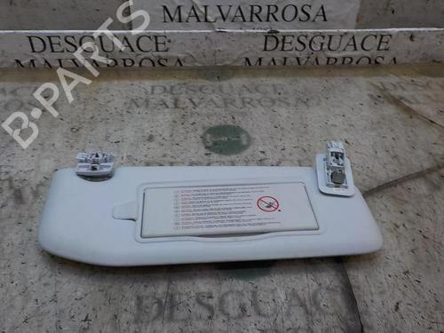 Used Right sun visor Right sun visor PEUGEOT 208 I (CA_, CC_) 1.6 HDi (94 hp) 3848113 3848113