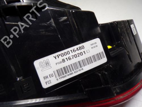 Højre baglygte bagklap OPEL GRANDLAND / GRANDLAND X (A18, P1UO) 1.5 Turbo D (75) | BP13404829C80 