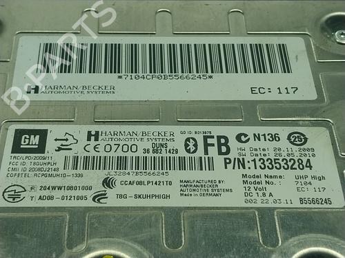 Electronic module OPEL ASTRA J (P10) 1.7 CDTI (68) | BP17867723M83 