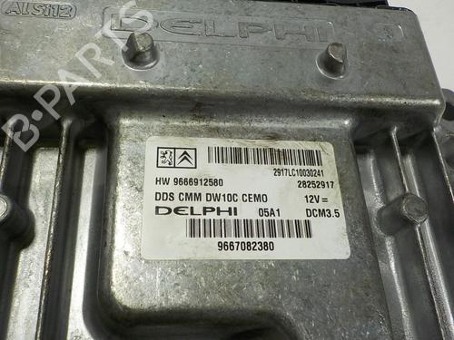 Engine control unit (ECU) CITROËN C5 III (RD_) 2.0 HDi 165 (RDRHHA, RDRHH8) | BP13904701M57 