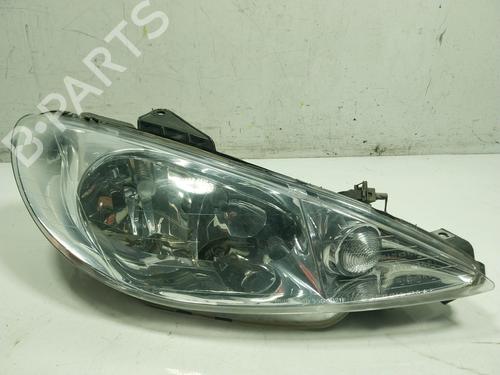 Lyskaster høyre PEUGEOT 206 Hatchback (2A/C) 1.4 HDi eco 70 (68 hp) 30747926