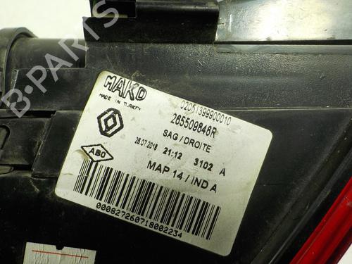 Right taillight RENAULT CLIO IV (BH_) 1.5 dCi 90 | BP15226696C35