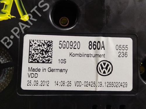Instrument cluster VW GOLF VII (5G1, BQ1, BE1, BE2) 2.0 TDI | BP20294103C47 