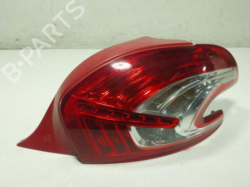 Used Right taillight PEUGEOT 208 I (CA_, CC_) 1.4 HDi (68 hp) 30078345