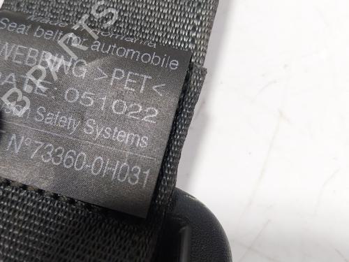 Rear right seatbelt TOYOTA AYGO X (_B7_) 1.0 VVT-i (KGB70) | BP29058405I28 