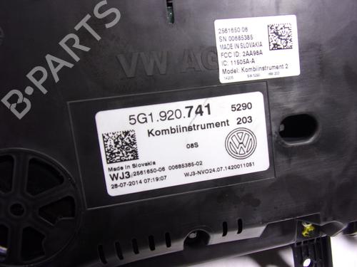 Instrument cluster VW GOLF VII (5G1, BQ1, BE1, BE2) 1.6 TDI | BP16138485C47 