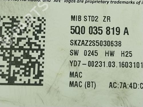 Electronic module SKODA FABIA III (NJ3) 1.0 | BP19934398M83 