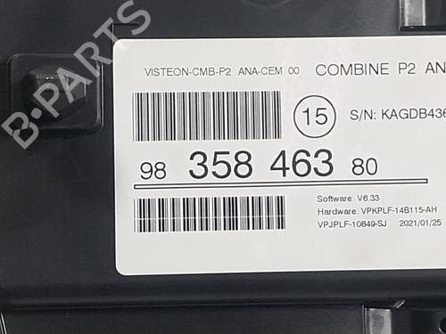 Instrument cluster PEUGEOT 208 II (UB_, UP_, UW_, UJ_) e-208 | BP25034795C47