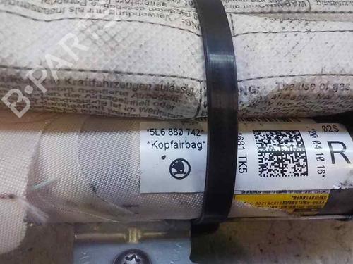 Right curtain airbag SKODA YETI (5L) 1.2 TSI | BP5957783C12 