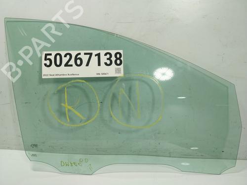 Front right door window SEAT ALHAMBRA (710, 711) 1.4 TSI (150 hp) 7N0845202