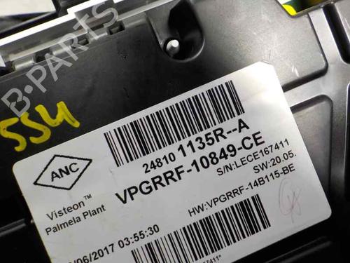 Instrument cluster RENAULT CLIO IV (BH_) 0.9 TCe 90 (BHNF, BHMA, BHMH, BHJK, BHJR) | BP6567392C47
