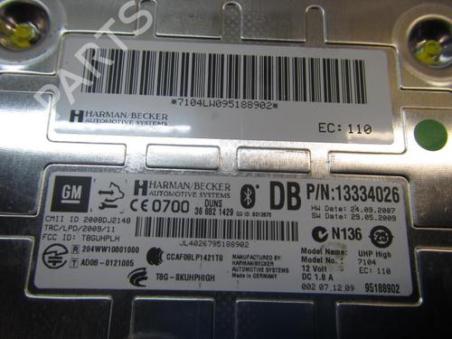 Electronic module OPEL ASTRA J (P10)  | BP3841285M83 