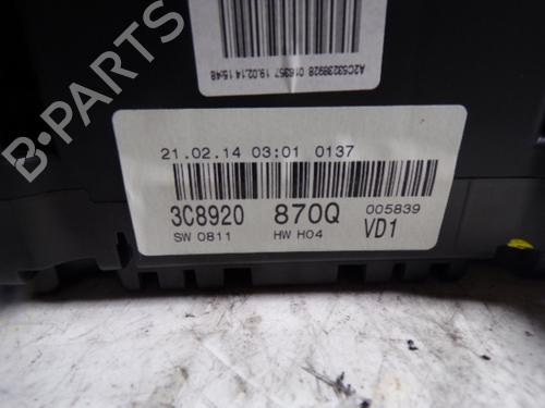 Instrument cluster VW CC B7 (358) 2.0 TDI | BP7666675C47 