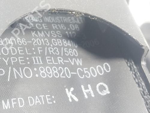 Rear right seatbelt KIA SORENTO III (UM) 2.2 CRDi 4WD | BP19058775I28 