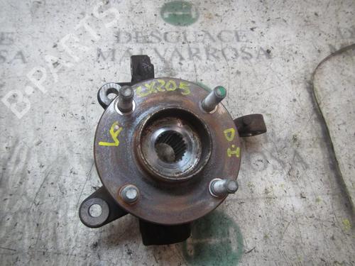 Used Left front steering knuckle FORD FIESTA VI (CB1, CCN) 1.25 (82 hp) 3839992