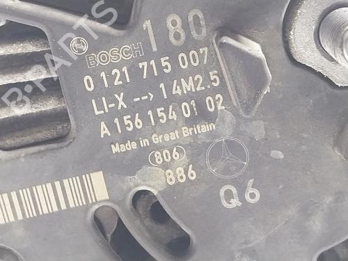 Alternator MERCEDES-BENZ M-CLASS (W164) ML 63 AMG 4-matic (164.177) | BP16819394M7 