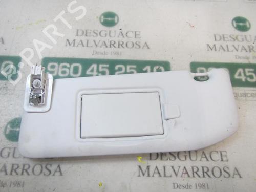 Used Left sun visor Left sun visor PEUGEOT 208 I (CA_, CC_) 1.6 HDi / BlueHDi 75 (75 hp) 3879401 3879401