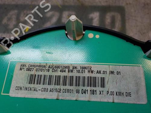 Kombinert Instrument CITROËN C3 II (SC_)  | BP3860405C47 