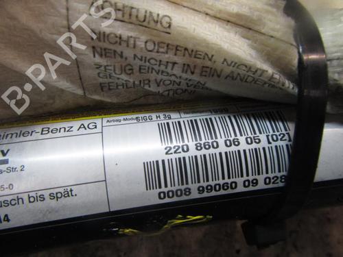 Left curtain airbag MERCEDES-BENZ S-CLASS (W220, V220)  | BP3837441C11 